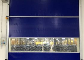 宿遷pvc卷簾門,使用方便,節能省電-廣州奇翔